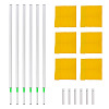 Sport-Thieme Tilting Boundary Pole Set, Neon yellow flags