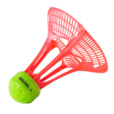 Volani Victor Badminton Shuttle 1000, Confezione Da 6 Pezzi, Base In Sughero Portoghese, Cestello In Nylon, Velocità Rossa (veloce)
