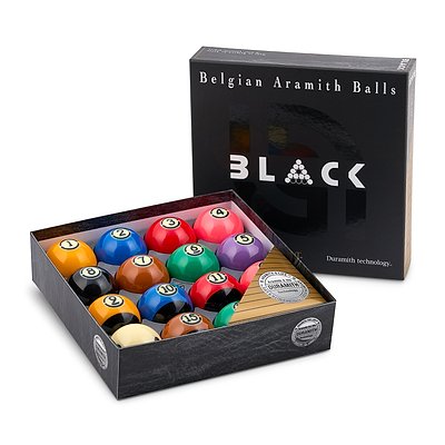 Buy Aramith “Tournament BLACK Pool Ball Set” Pool Balls - Sport-Thieme
