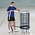 Sport-Thieme "Badminton" Net-Winder Trolley