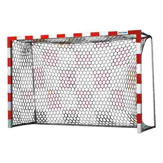 80/100 cm Handball Goal Net White/red
