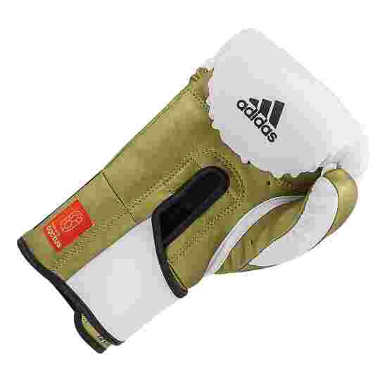 Adidas &quot;Speed Tilt 350V&quot; Boxing Gloves White/gold, 12 oz