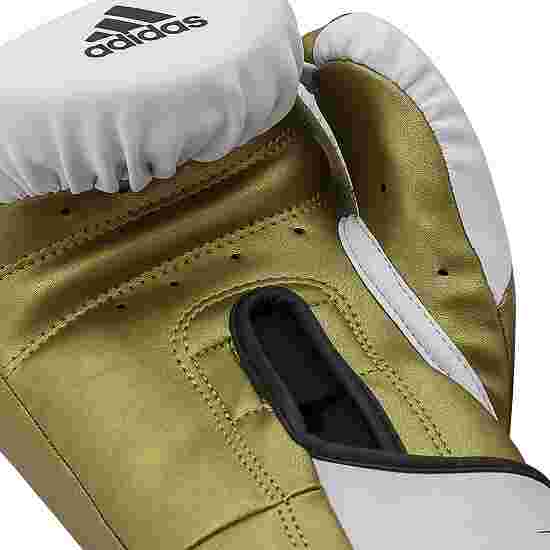 Adidas &quot;Speed Tilt 350V&quot; Boxing Gloves White/gold, 12 oz