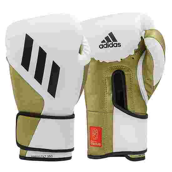 Adidas &quot;Speed Tilt 350V&quot; Boxing Gloves White/gold, 12 oz