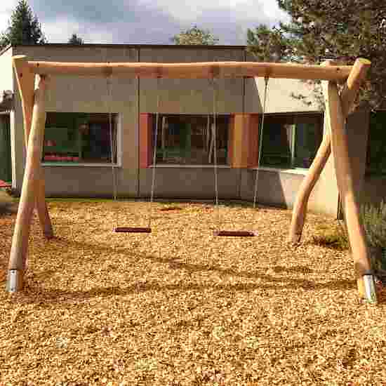 Baumann+Trapp Double Swing Set With ground anchors, 250 cm