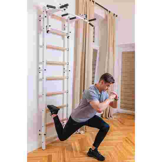 BenchK &quot;731&quot;, with Pull-Up Bar Wall Bars 711W, white