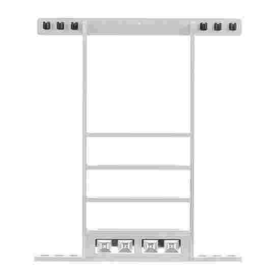 Bison Wall-Mounted Cue Rack White