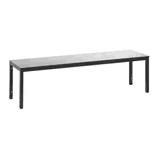 C+P for Damp Areas Changing Room Bench 1.5 m, Without shoe shelf, Approx. Colour RAL 7004 Signal Grey