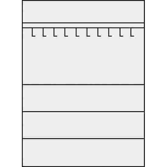 C+P Sports equipment cabinet Light grey (RAL 7035), Light grey (RAL 7035), Keyed to differ, Ergo-Lock recessed handle