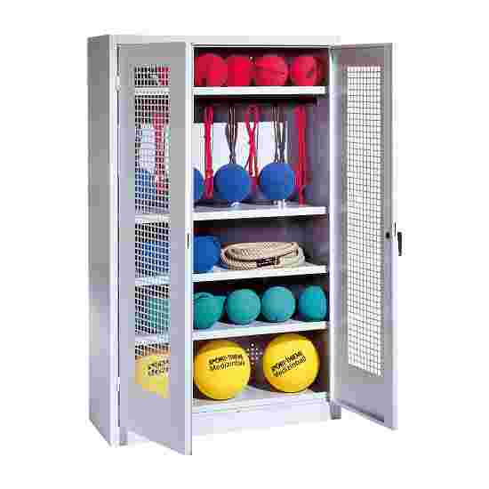C+P Sports equipment cabinet Light grey (RAL 7035), Light grey (RAL 7035), Keyed to differ, Ergo-Lock recessed handle