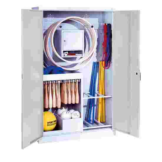 C+P Sports equipment cabinet Light grey (RAL 7035), Light grey (RAL 7035), Keyed alike, Handle