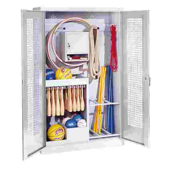 C+P Sports equipment cabinet Light grey (RAL 7035), Light grey (RAL 7035), Handle, Keyed alike
