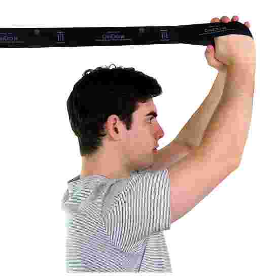 CanDo &quot;Multi-Grip Exerciser Roll&quot; Resistance Band Black, very high