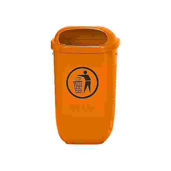 DIN-Compliant Waste Bin Standard, Orange