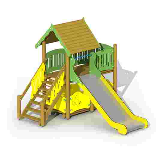 Europlay &quot;Räuberhöhle&quot; Playground Equipment With stainless steel slide
