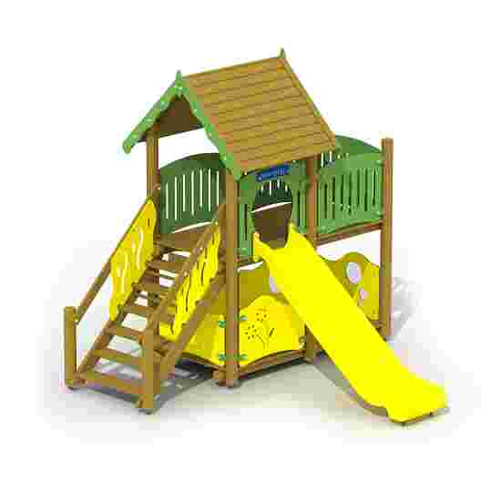 Europlay &quot;Räuberhöhle&quot; Playground Equipment With plastic slide