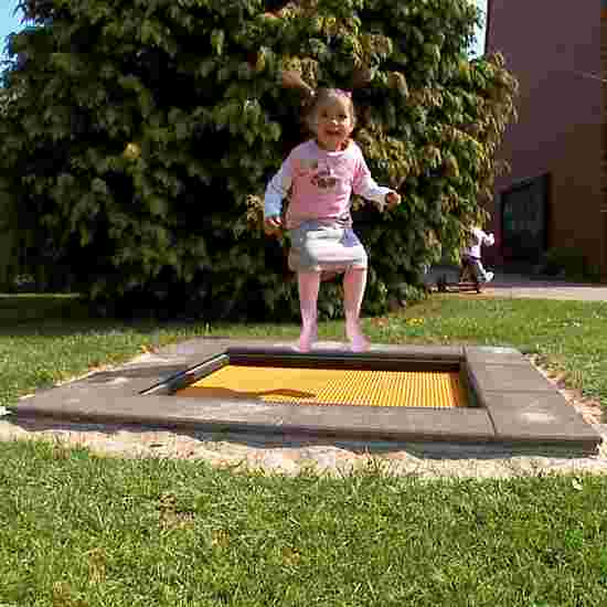 Eurotramp Kids Tramp &quot;Kindergarten Mini&quot; In-Ground Trampoline Square trampoline bed