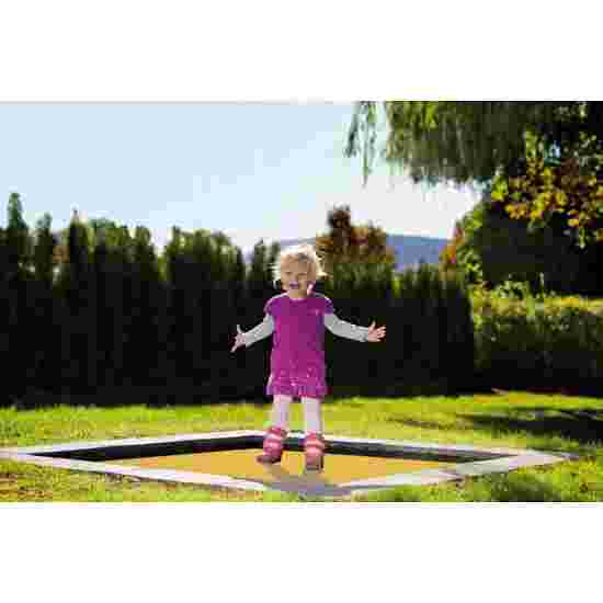 Eurotramp Kids Tramp &quot;Kindergarten XL&quot; In-Ground Trampoline Square trampoline bed, With safety mats