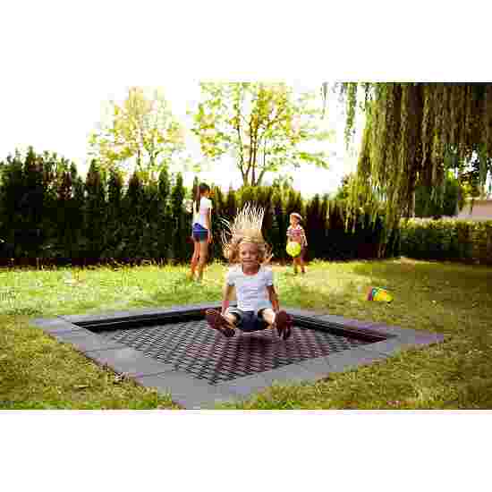 Eurotramp Kids Tramp &quot;Playground&quot; In-Ground Trampoline Square trampoline bed, Without additional coating
