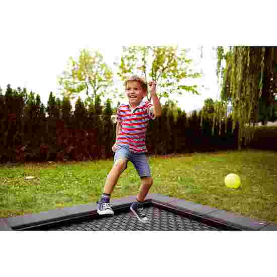 Eurotramp Kids Tramp &quot;Playground&quot; In-Ground Trampoline Square trampoline bed, With safety mats, Without additional coating