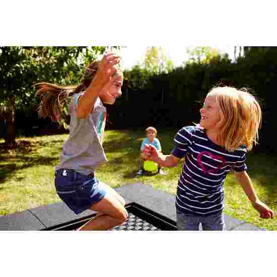 Eurotramp Kids Tramp &quot;Playground&quot; In-Ground Trampoline Square trampoline bed, With safety mats, Without additional coating