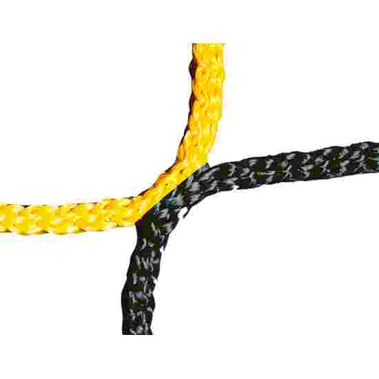 for Full-Size Football Goal, knotless Football Goal Net Black/yellow