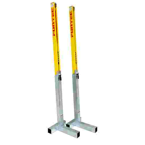 Funtec &quot;Pro Beach&quot; Beach Volleyball Posts With T-base to set up anywhere