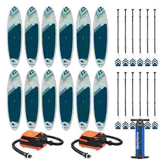 Gladiator &quot;Rental One Size&quot;, with 12 Boards SUP Board Set 10.6-ft
