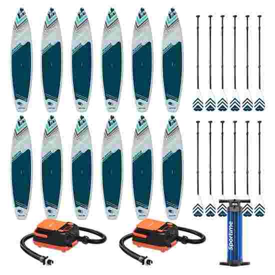 Gladiator &quot;Rental One Size&quot;, with 12 Boards SUP Board Set 12.6-ft