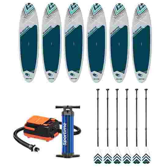 Gladiator &quot;Rental One Size&quot;, with 6 Boards SUP Board Set 10.6-ft