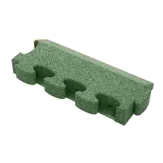 Gum-tech &quot;Beveled&quot; for Impact-Attenuating Tile Mat Edging 4.5 cm, Green