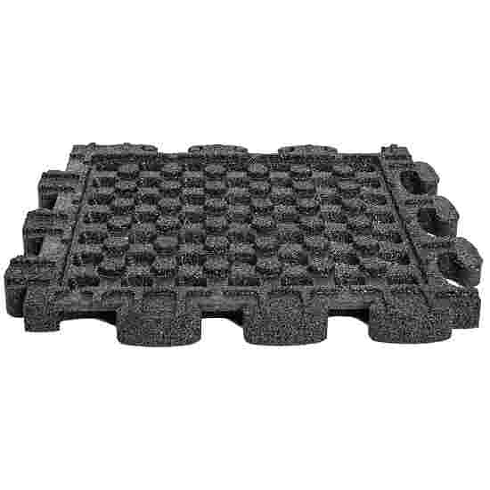 Gum-tech &quot;Puzzle mat 3D&quot; Impact-Attenuating Tile 6 cm, Black