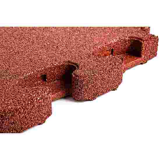 Gum-tech &quot;Puzzle mat 3D&quot; Impact-Attenuating Tile 6 cm, Red