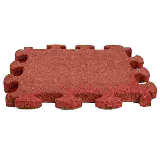 Gum-tech &quot;Puzzle mat 3D&quot; Impact-Attenuating Tile 6 cm, Red