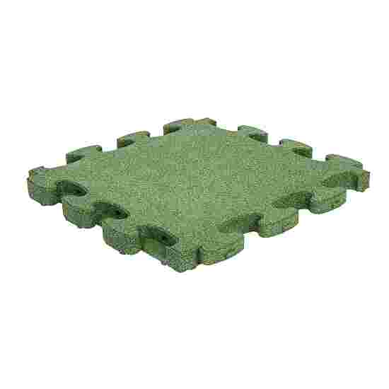 Gum-tech &quot;Puzzle mat 3D&quot; Impact-Attenuating Tile 6 cm, Green