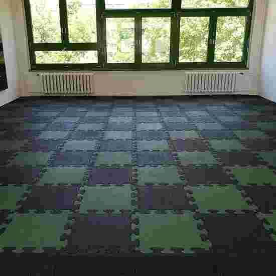 Gum-tech &quot;Puzzle mat 3D&quot; Impact-Attenuating Tile 4.5 cm, Green
