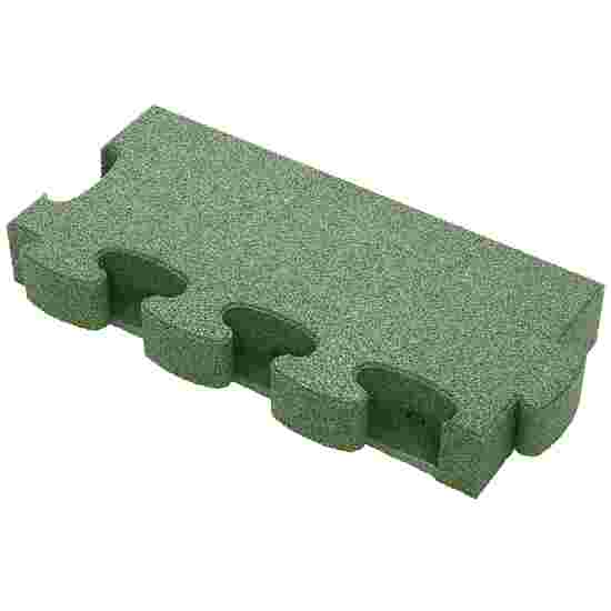 Gum-tech &quot;Straight&quot; for Impact-Attenuating Tile Mat Edging 8 cm , Green