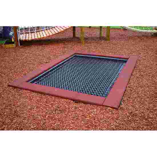 Hally-Gally &quot;2000&quot; In-Ground Trampoline Black, Red-Brown