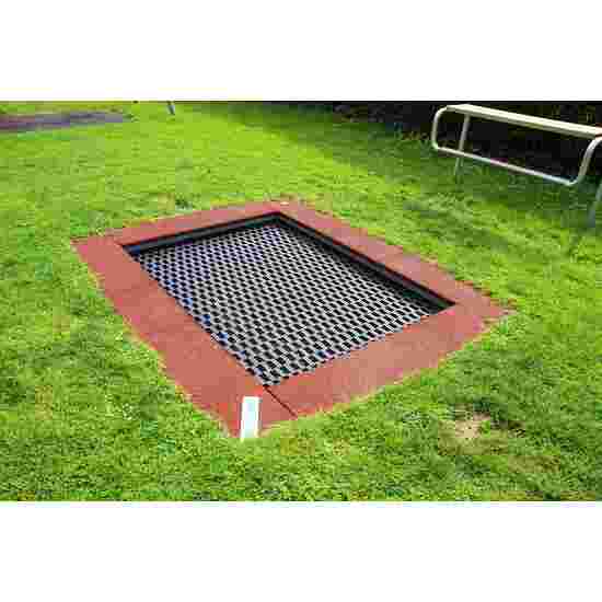 Hally-Gally &quot;2012&quot; In-Ground Trampoline Black, Red-Brown