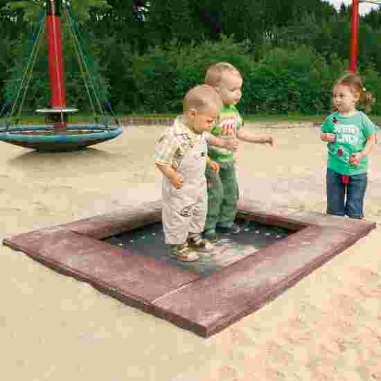 Hally-Gally &quot;Piccolino&quot; In-Ground Trampoline Black, Red-Brown