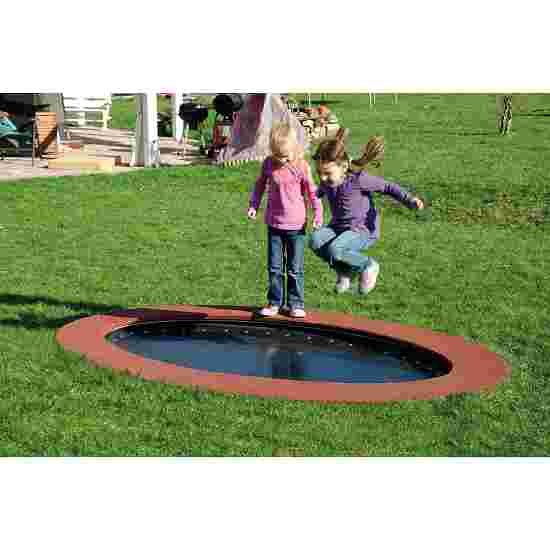 Hally-Gally &quot;Saturnus&quot; In-Ground Trampoline Black, Red-Brown