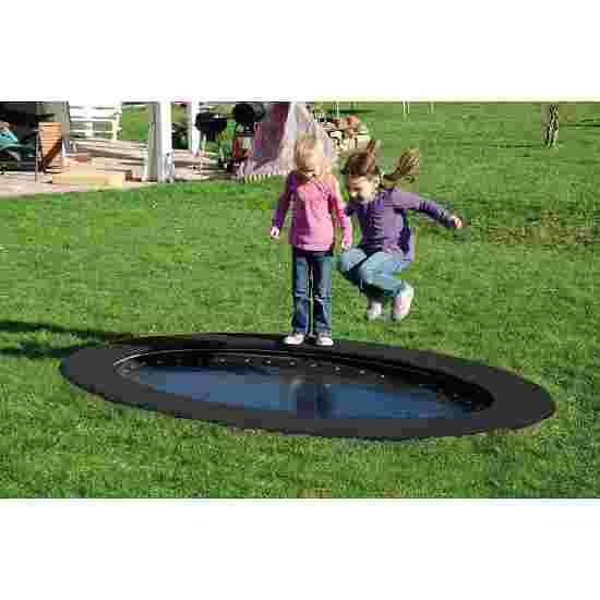 Hally-Gally &quot;Saturnus&quot; In-Ground Trampoline Black, Black