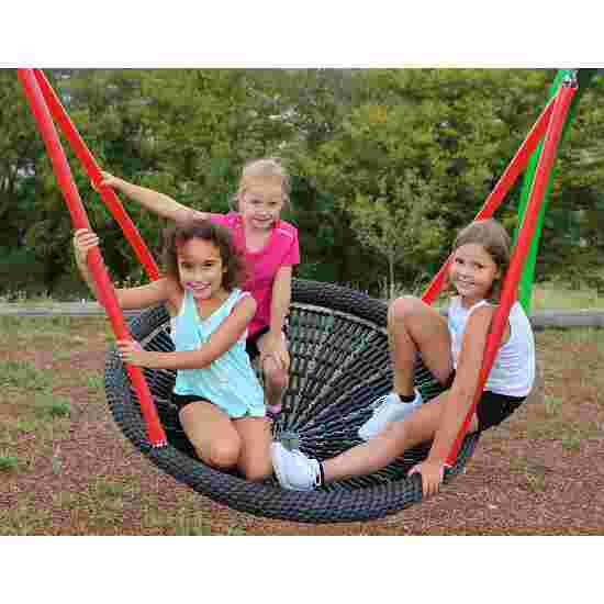 Huck Seiltechnik &quot;Birds nest&quot; Swing Seat Hanging height: 200 cm, Black