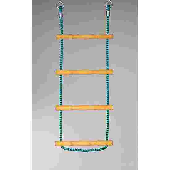 Huck Seiltechnik &quot;Hercules Rope with Wooden Rungs&quot; Rope Ladder Green