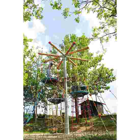 Huck Seiltechnik &quot;Vogelnestbaum&quot; Climbing Net Laminated Timber Crossbeams