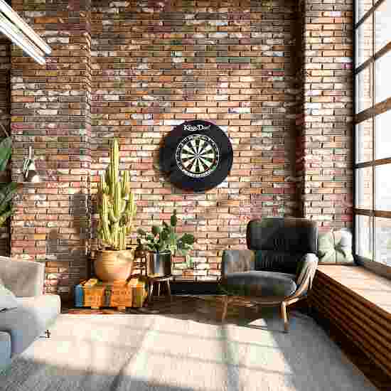 Kings Dart &quot;Round&quot; Dartboard Surround Black