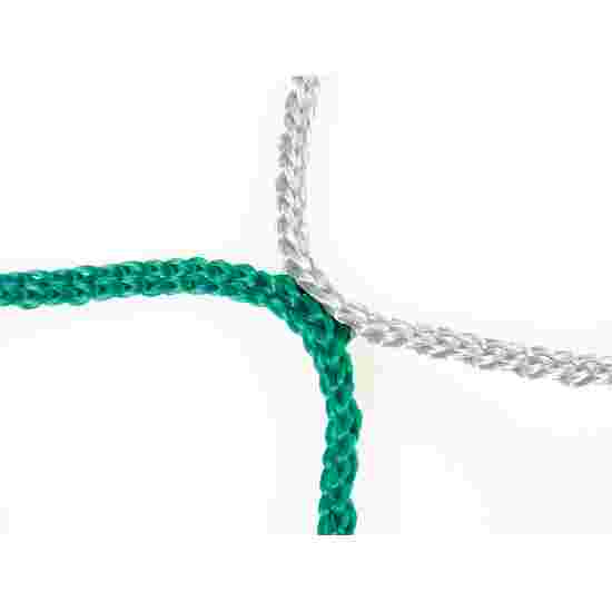 Knotless Youth Football Goal Net Green/white