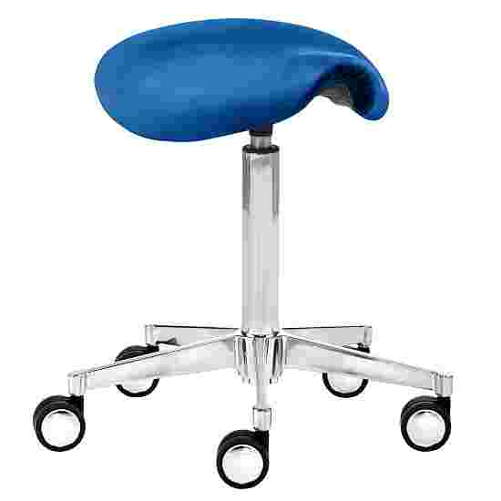 Mayer &quot;Expert&quot;, with Saddle Seat Swivel Stool Blue