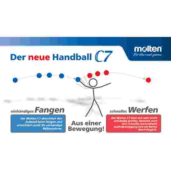 Molten &quot;C7 - HC3500 Handball Size 2