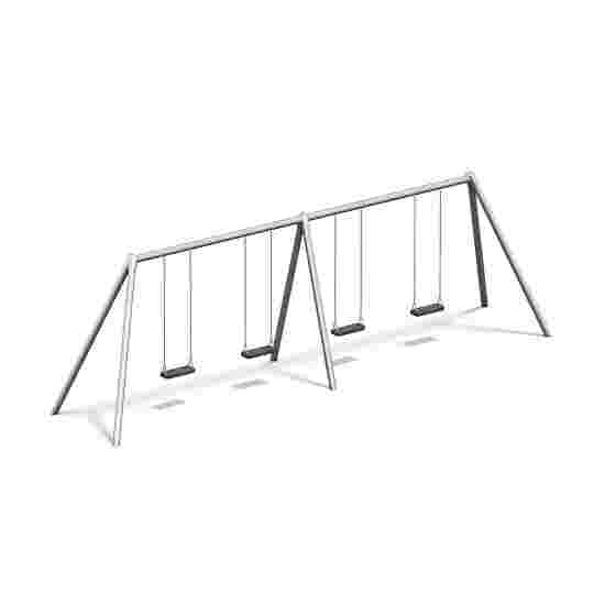 Playparc &quot;Metall&quot; Quadruple Swing Set Hanging height: 200 cm